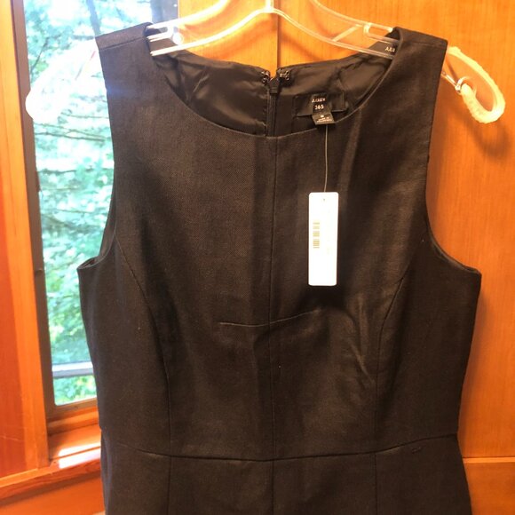 NWT J Crew Sleeveless Linen Box-Pleated Dress - Picture 3 of 6